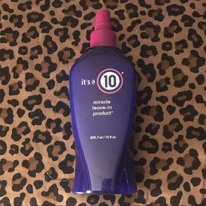 It’s a 10 miracle leave in hair treatment
